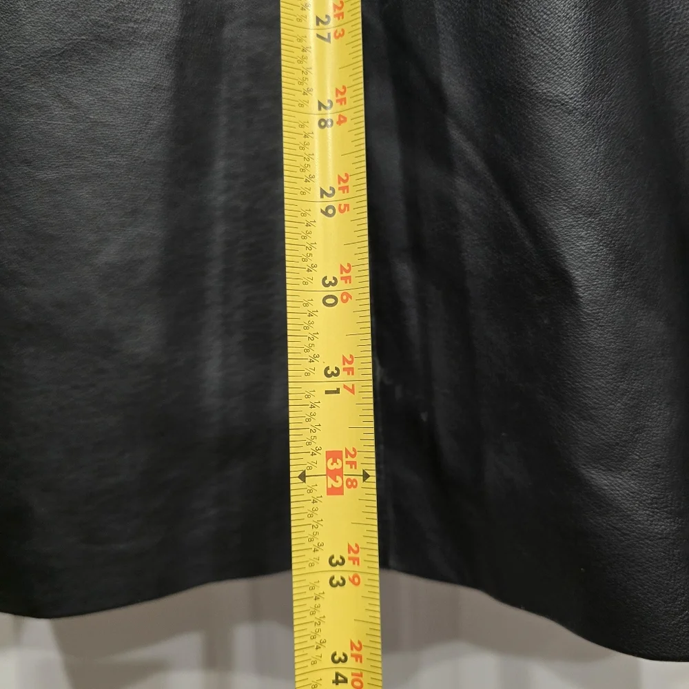 Collezione Leather Coat Mens Sz 4XLT Black - Picture 10 of 13